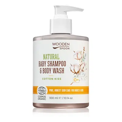 WoodenSpoon Natural šampon a sprchový gel pro děti 2 v 1 300 ml