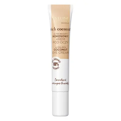 Eveline Cosmetics Rich Coconut regenerační oční krém s probiotiky 20 ml