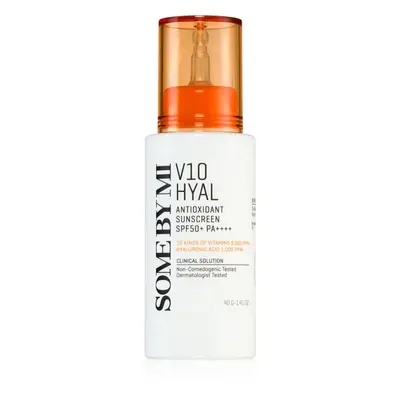 Some By Mi V10 Hyal Antioxidant Sunscreen intenzivní zklidňující a ochranný krém SPF 50+ 40 ml