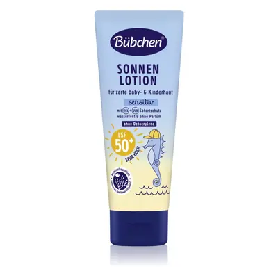 Bübchen Sensitive Sun Lotion SPF 50+ ochranné opalovací mléko pro děti SPF 50+ 100 ml