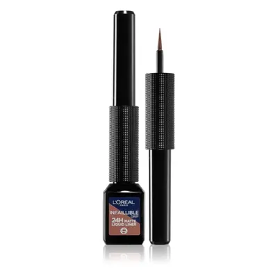 L’Oréal Paris Infaillible Grip 24h tekuté oční linky odstín 03 Marron Signature 3 ml