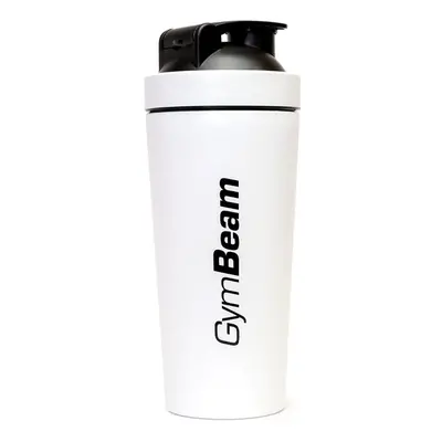 GymBeam Šejkr Steel sportovní šejkr barva White 739 ml