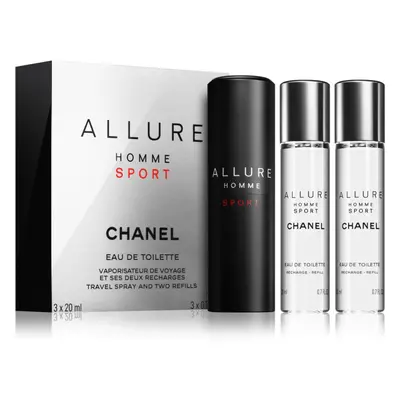 Chanel Allure Homme Sport toaletní voda pro muže 3 x 20 ml