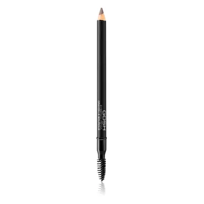 Gosh Eyebrow tužka na obočí s kartáčkem odstín 005 Dark Brown 1.2 g