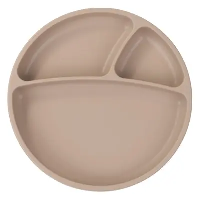 Minikoioi Puzzle Plate Bubble Beige dělený talíř s přísavkou Bubble Beige 1 ks