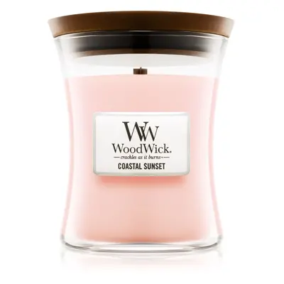 Woodwick Coastal Sunset vonná svíčka s dřevěným knotem 275 g