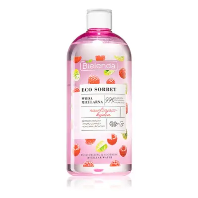 Bielenda Eco Sorbet Raspberry hydratační micelární voda 500 ml