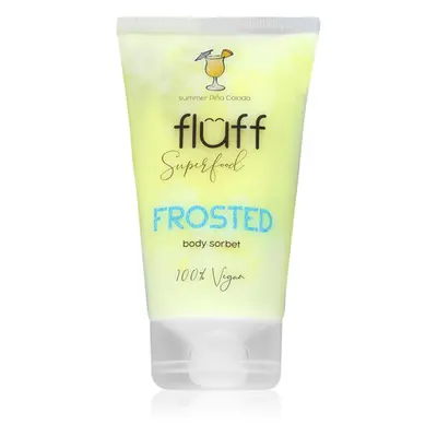 Fluff Superfood Frosted lehký hydratační krém na tělo Summer Piňa Colada 150 ml