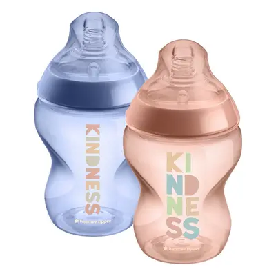 Tommee Tippee Closer To Nature Anti-colic Kindness kojenecká láhev Slow Flow 0m+ 2x260 ml