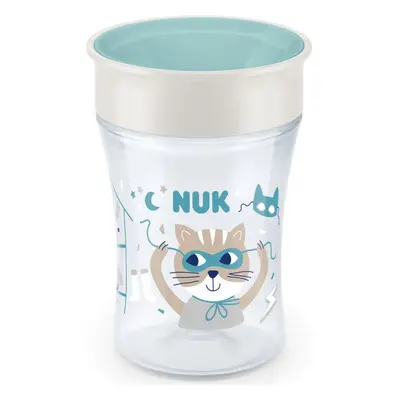 NUK Magic Cup hrnek s víčkem 8m+ Green 230 ml