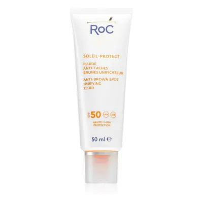 RoC Soleil Protect Anti Brown Spots Unifying Fluid lehký ochranný fluid proti tmavým skvrnám SPF