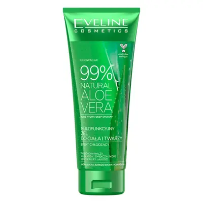 Eveline Cosmetics 99% Natural Aloe Vera hydratační gel na obličej a tělo 250 ml