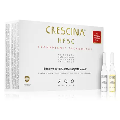 Crescina Transdermic 200 Re-Growth and Anti-Hair Loss péče pro podporu růstu a proti vypadávání 