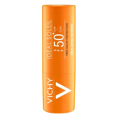 Vichy Capital Soleil Idéal Soleil tyčinka pro ochranu citlivých partií a rtů SPF 50+ 9 g