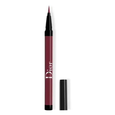 DIOR Diorshow On Stage Liner tekuté oční linky v peru voděodolné odstín 866 Satin Maroon 0,55 ml