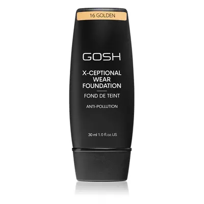 Gosh X-ceptional dlouhotrvající make-up odstín 16 Golden 30 ml