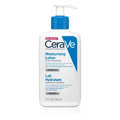 CeraVe Moisturizers Lotion hydratační mléko na tělo a obličej pro suchou až velmi suchou pokožku