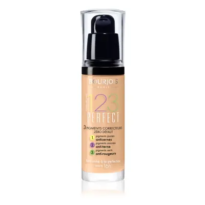 Bourjois 123 Perfect tekutý make-up pro perfektní vzhled odstín 55 Beige Fonce SPF 10 30 ml