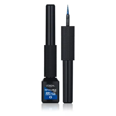 L’Oréal Paris Infaillible Grip 24h tekuté oční linky odstín 02 Blue Signature 3 ml