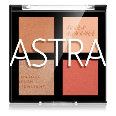 Astra Make-up Romance Palette konturovací paletka na obličej odstín 01 Peach Romance 8 g