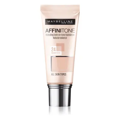 MAYBELLINE NEW YORK Affinitone hydratační make-up odstín 24 Golden Beige 30 ml