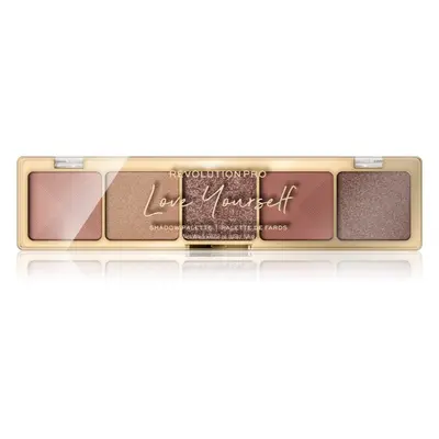 Revolution PRO Glam paletka očních stínů odstín Love Yourself Soft Pink 5,5 g