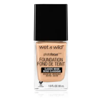 Wet n Wild Photo Focus matující fluidní make-up odstín Classic Beige 30 ml