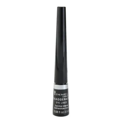 Rimmel Exaggerate Eyeliner tekuté oční linky odstín 100% Black 2,5 ml