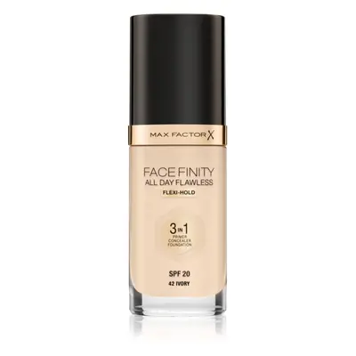 Max Factor Facefinity All Day Flawless dlouhotrvající make-up SPF 20 odstín 42 Ivory 30 ml