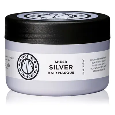 Maria Nila Sheer Silver Masque hydratační a vyživující maska pro blond vlasy 250 ml