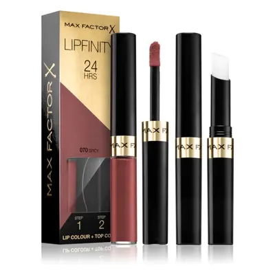 Max Factor Lipfinity Lip Colour dlouhotrvající rtěnka s balzámem odstín 70 Spicy 4,2 g