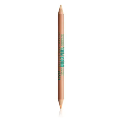 NYX Professional Makeup Wonder Pencil oboustranná tužka na oči odstín 02 Medium 2x0,7 g