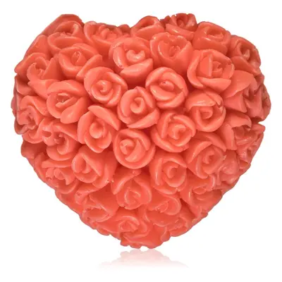 LaQ Happy Soaps Red Heart With Roses tuhé mýdlo 40 g