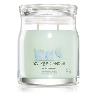 Yankee Candle Clean Cotton vonná svíčka Signature 368 g