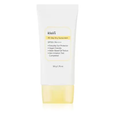 Klairs All-day Airy Sunscreen lehký ochranný gel-krém SPF 50+ 50 g