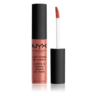 NYX Professional Makeup Soft Matte Lip Cream lehká tekutá matná rtěnka odstín 19 Cannes 8 ml