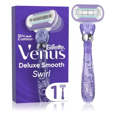 Gillette Venus Deluxe Smooth Swirl holicí strojek + náhradní břity 1 ks