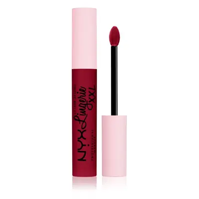 NYX Professional Makeup Lip Lingerie XXL tekutá rtěnka s matným finišem odstín 22 - Sizzlin 4 ml