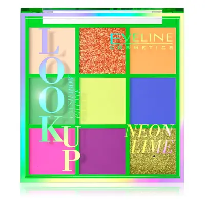 Eveline Cosmetics Look Up Neon Lime paletka očních stínů 10,8 g