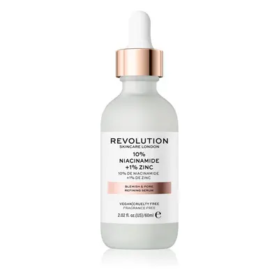 Revolution Skincare Niacinamide 10% + Zinc 1% sérum na rozšířené póry 60 ml