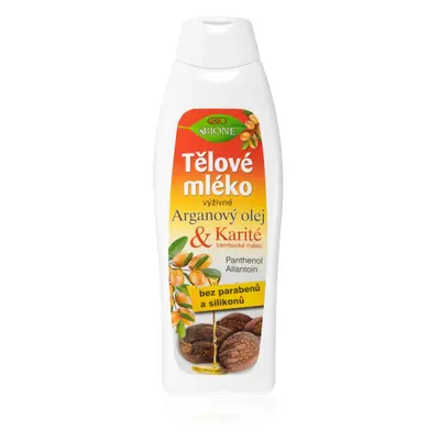 Bione Cosmetics Argan Oil + Karité výživné tělové mléko 500 ml