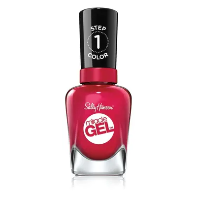 Sally Hansen Miracle Gel™ gelový lak na nehty bez užití UV/LED lampy odstín 469 Bordeaux Glow 14