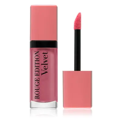 Bourjois Rouge Edition Velvet tekutá rtěnka s matným efektem odstín 10 Don´t Pink Of It! 7.7 ml