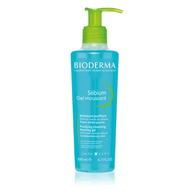 Bioderma Sébium Gel Moussant čisticí gel pro mastnou a smíšenou pleť 200 ml