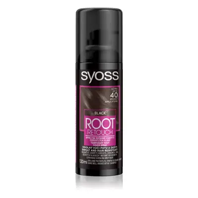 Syoss Root Retoucher tónovací barva na odrosty ve spreji odstín Black 120 ml