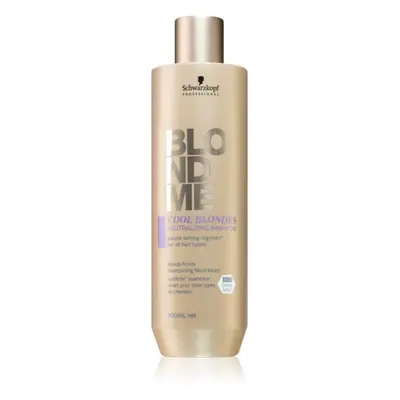 Schwarzkopf Professional Blondme Cool Blondes šampon neutralizující žluté tóny pro blond a melír