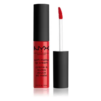 NYX Professional Makeup Soft Matte Lip Cream lehká tekutá matná rtěnka odstín 01 Amsterdam 8 ml