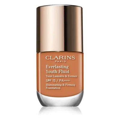 Clarins Everlasting Youth Fluid rozjasňující make-up SPF 15 odstín 113 Chestnut 30 ml