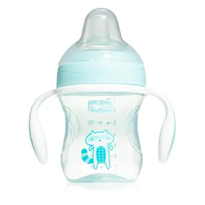 Chicco Transition Cup tréninkový hrnek s držadly 4m+ Blue 200 ml