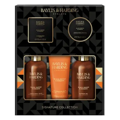 Baylis & Harding Black Pepper & Ginseng dárková sada do koupele pro muže